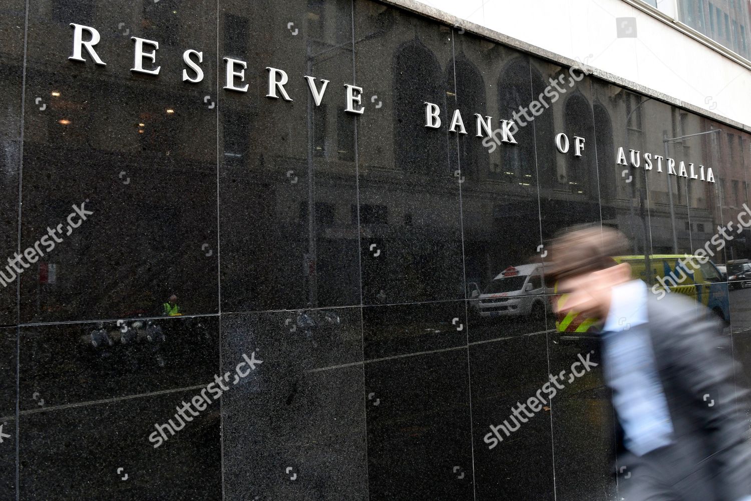 Exterior View Reserve Bank Australia Rba Building Editorial Stock