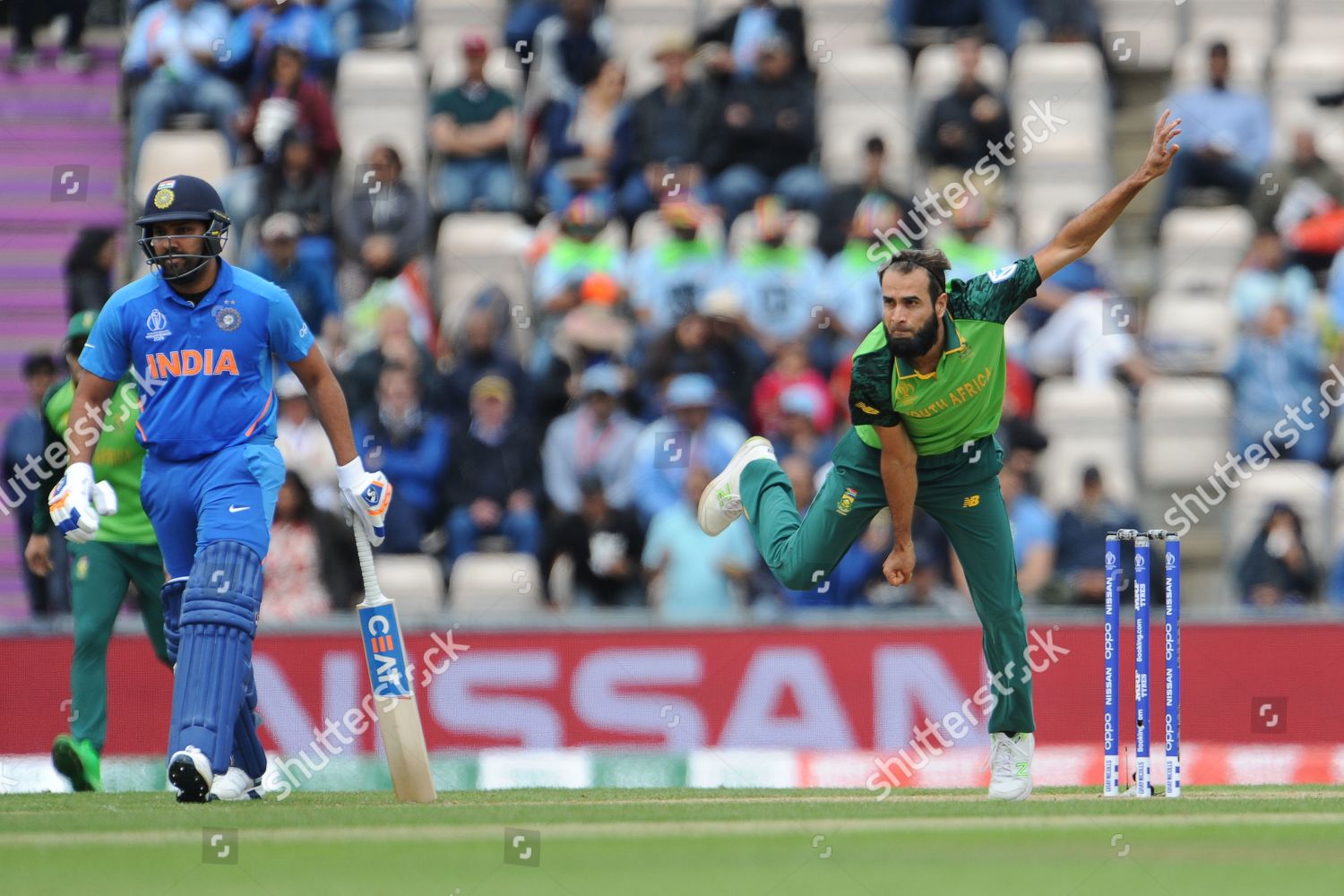 Imran Tahir South Africa Opening Bowling Editorial Stock Photo - Stock ...