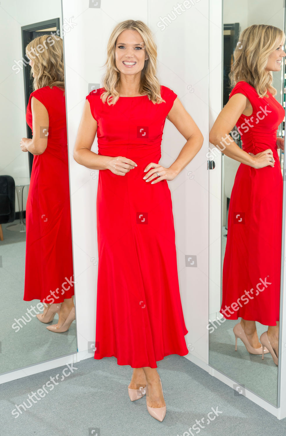 charlotte hawkins red dress this morning