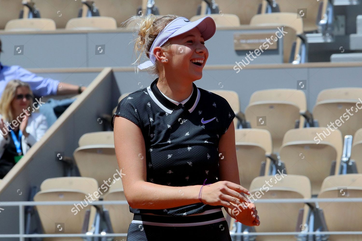 Anna Anasimova Celebrating Victory Editorial Stock Photo - Stock Image ...