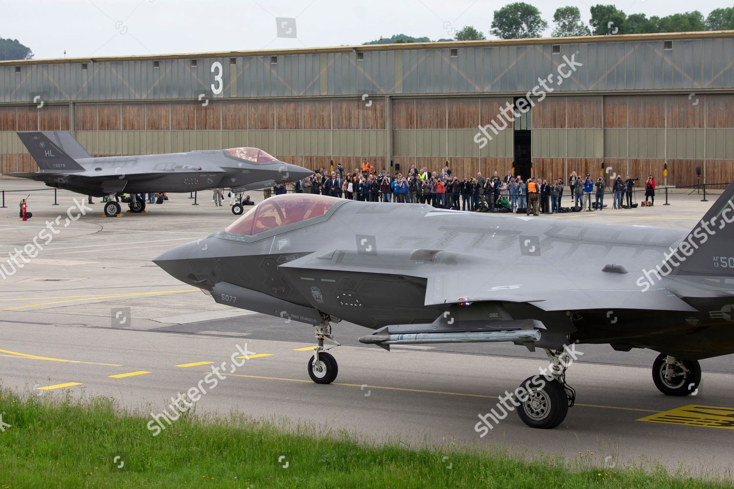 Two Lockheed Martin F35a Fighter Jets Editorial Stock Photo - Stock ...