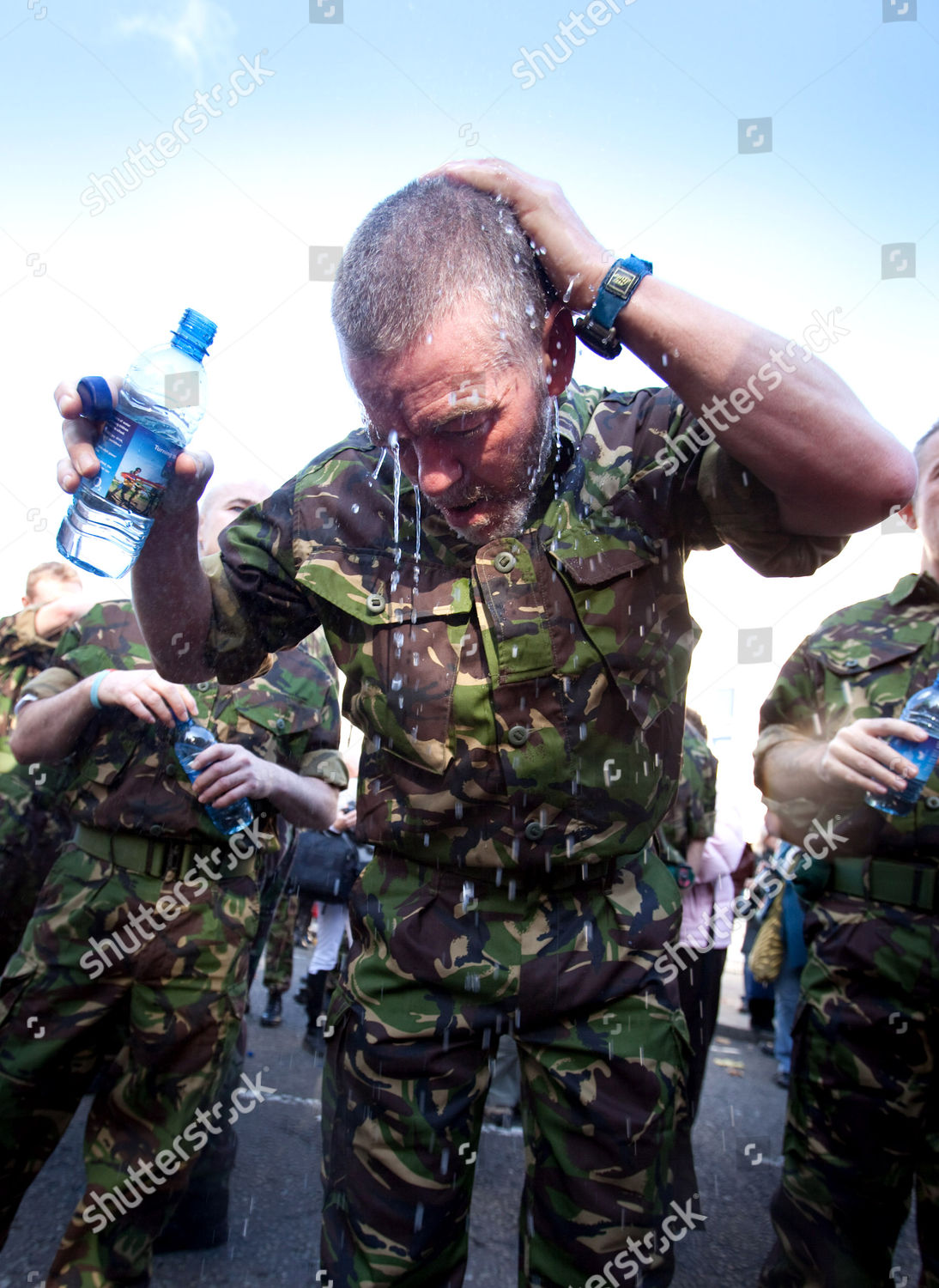 Former Royal Marines Commandos March Through Editorial Stock Photo ...