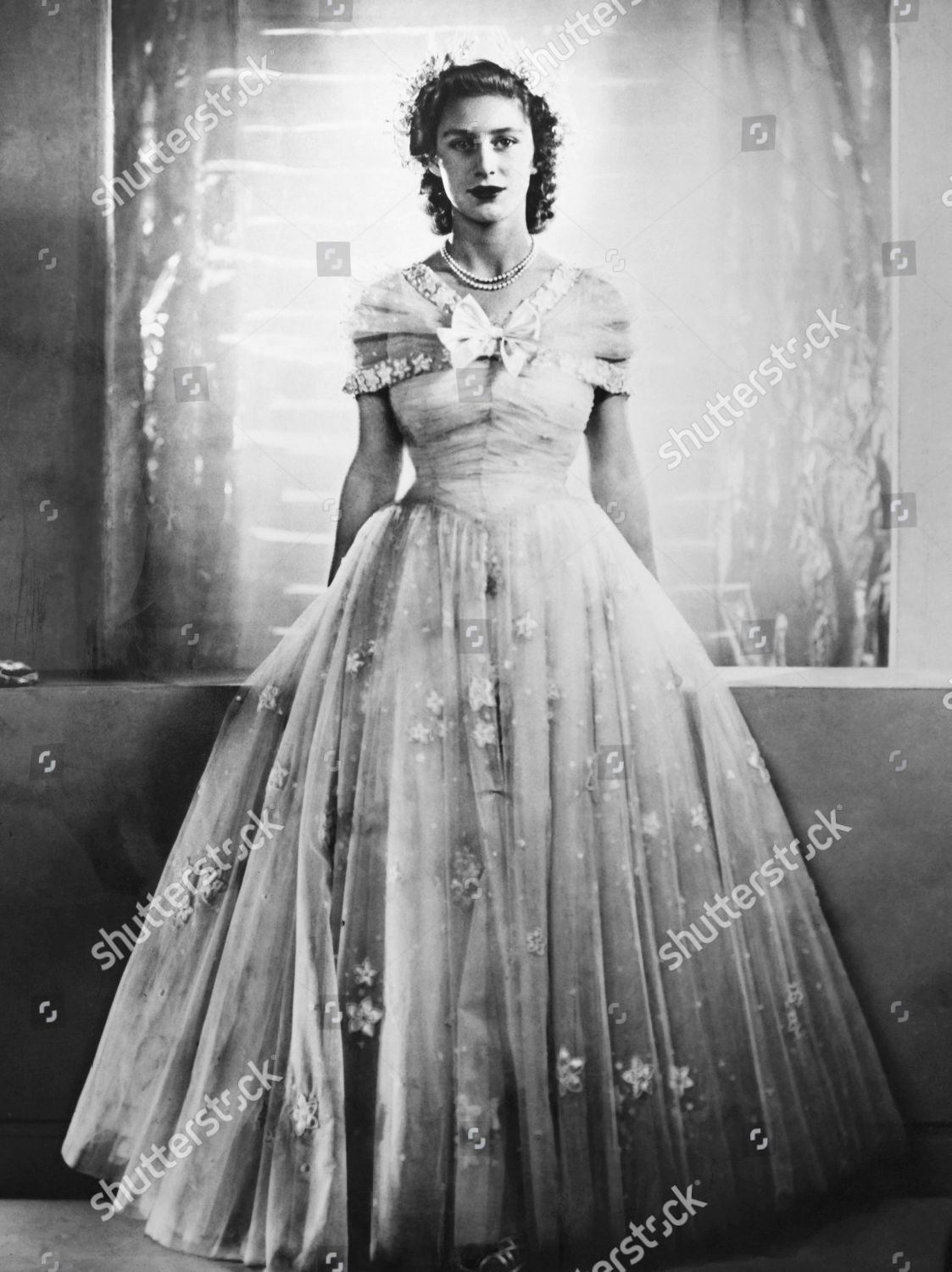 Princess Margaret Bridesmaid Dress London Circa Editorial Stock Photo ...