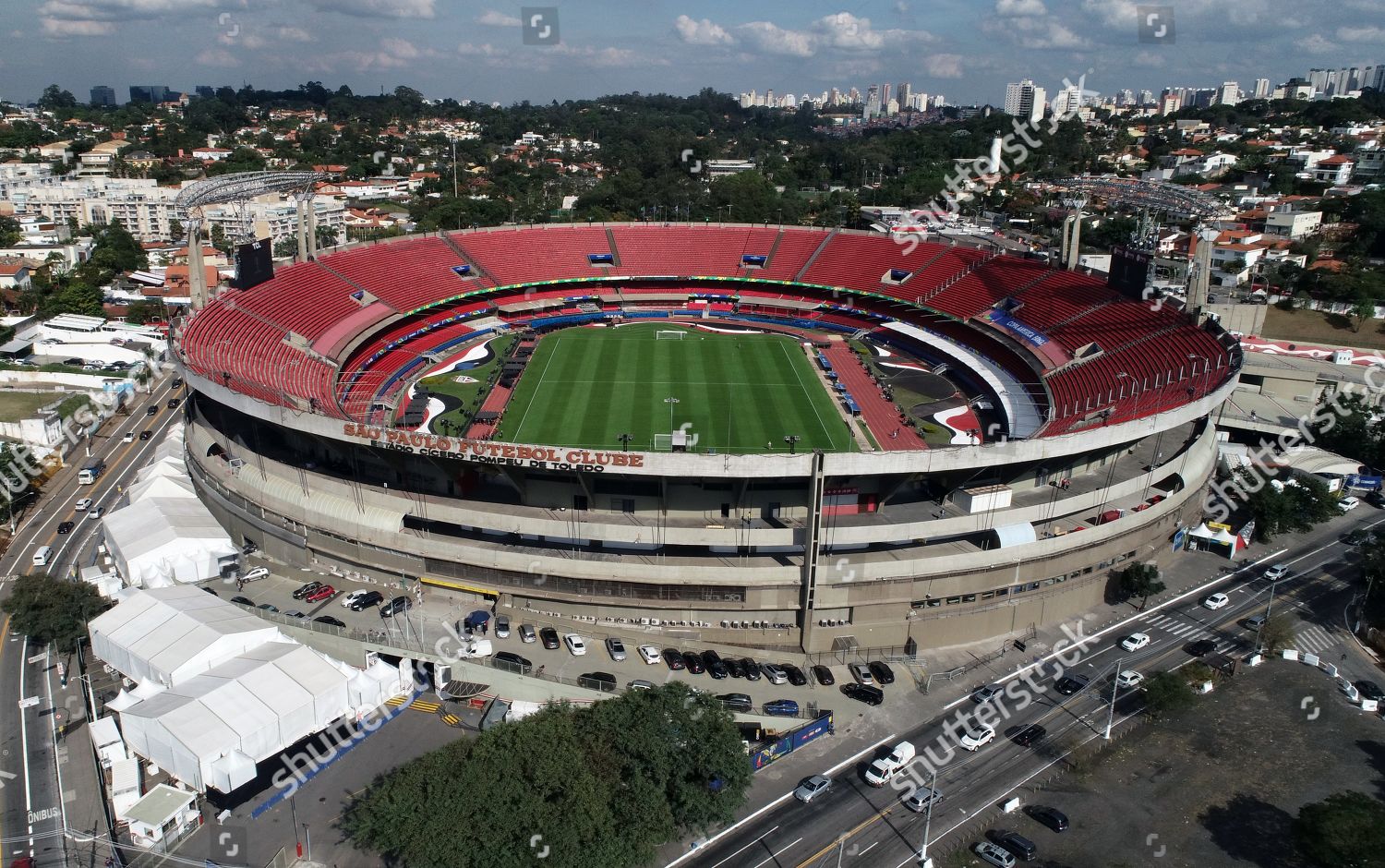 Aerial View Shows Morumbi Stadium Sao Paulo Editorial Stock Photo Stock Image Shutterstock