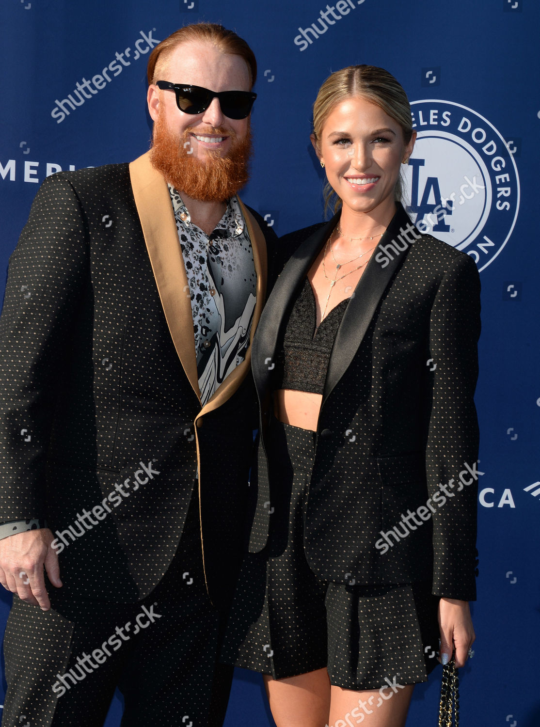 Justin Turner Wife Kourtney Pogue Editorial Stock Photo - Stock Image ...