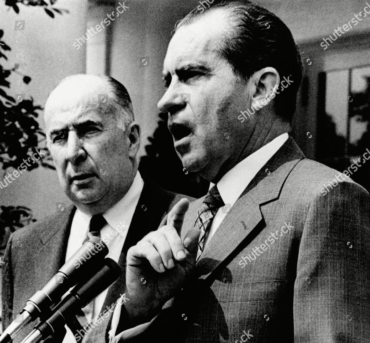 President Richard Nixon Attorney General John Editorial Stock Photo ...