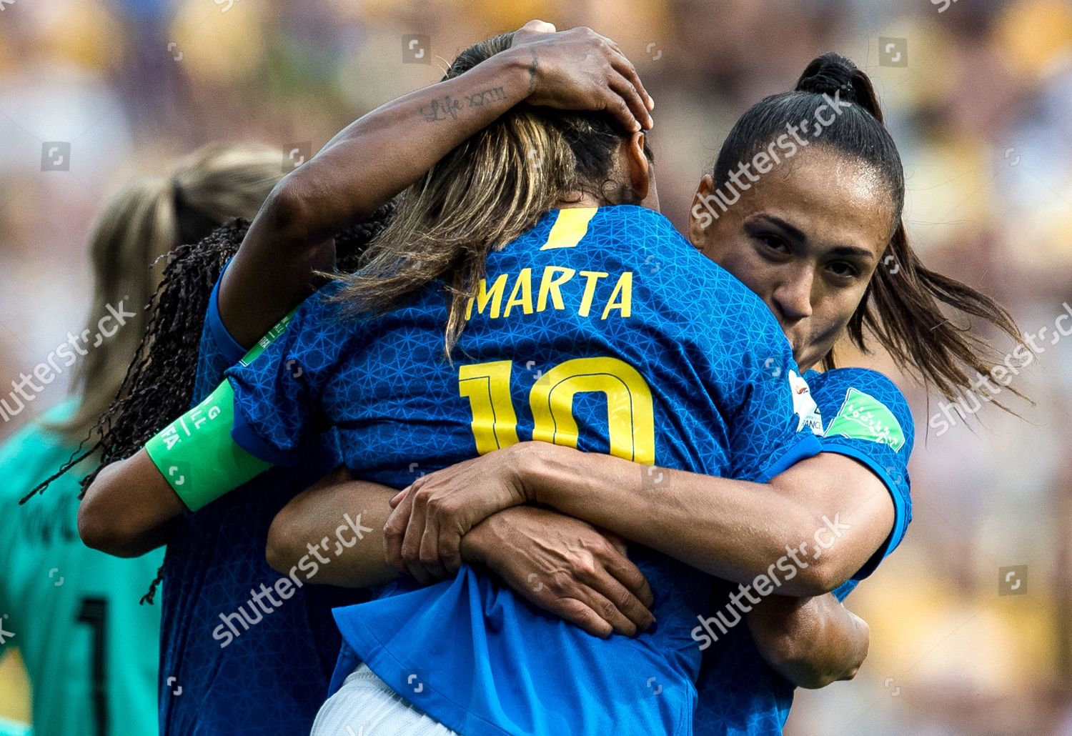 Marta Brazil Celebrates Scoring Editorial Stock Photo - Stock Image ...