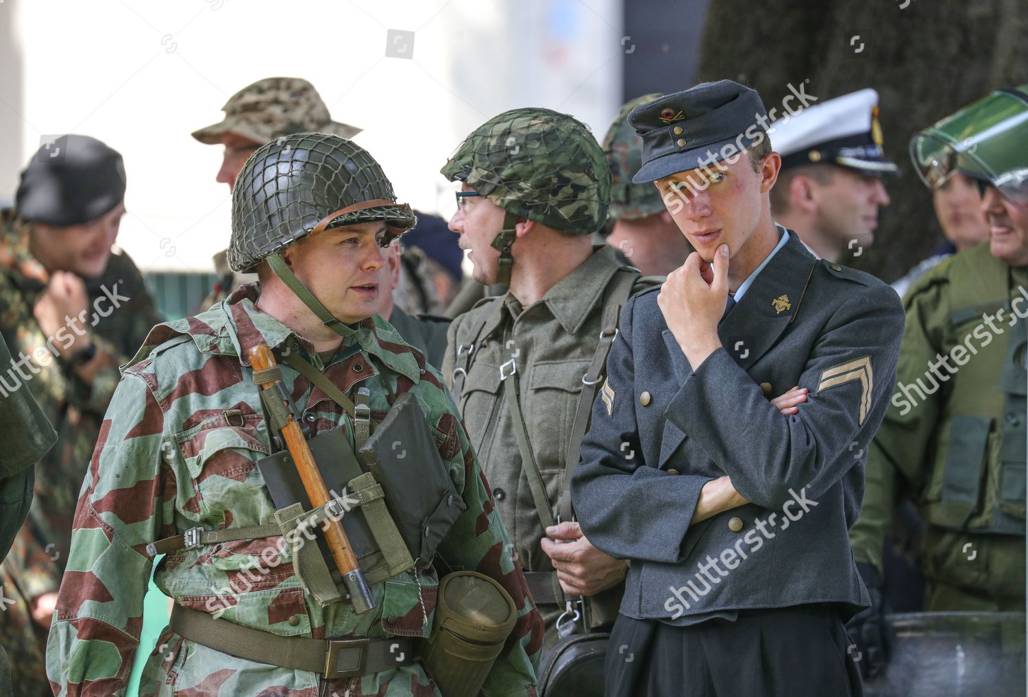 German Army Members Wear Historic Uniforms During Editorial Stock Photo Stock Image Shutterstock