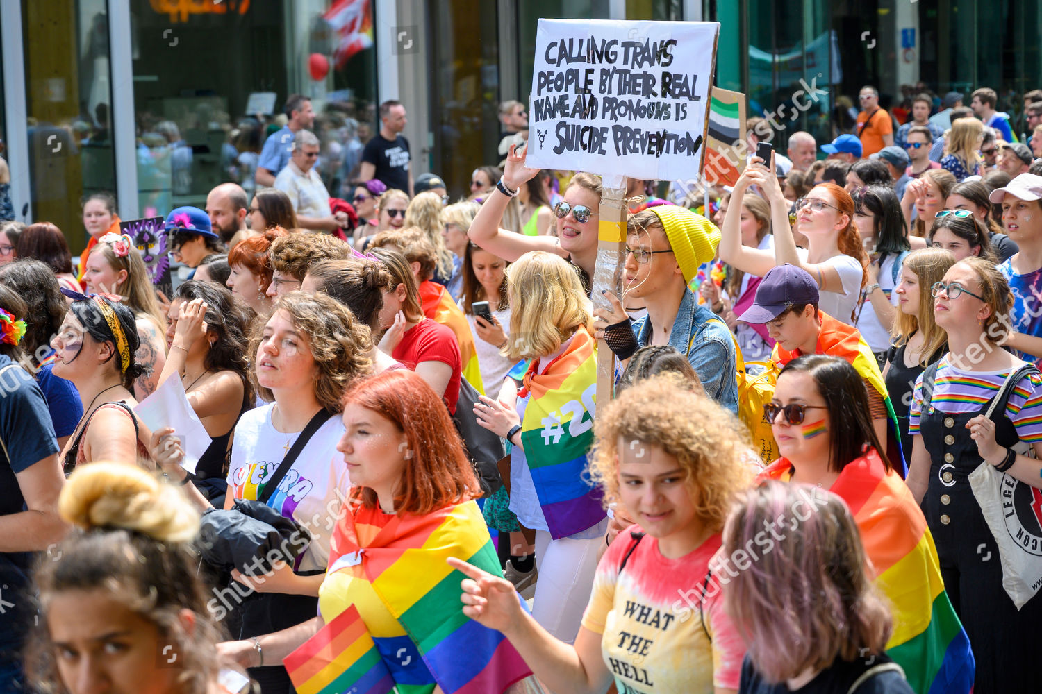 People Participate Gay Pride Parade Zurich Switzerland Editorial Stock Photo Stock Image Shutterstock