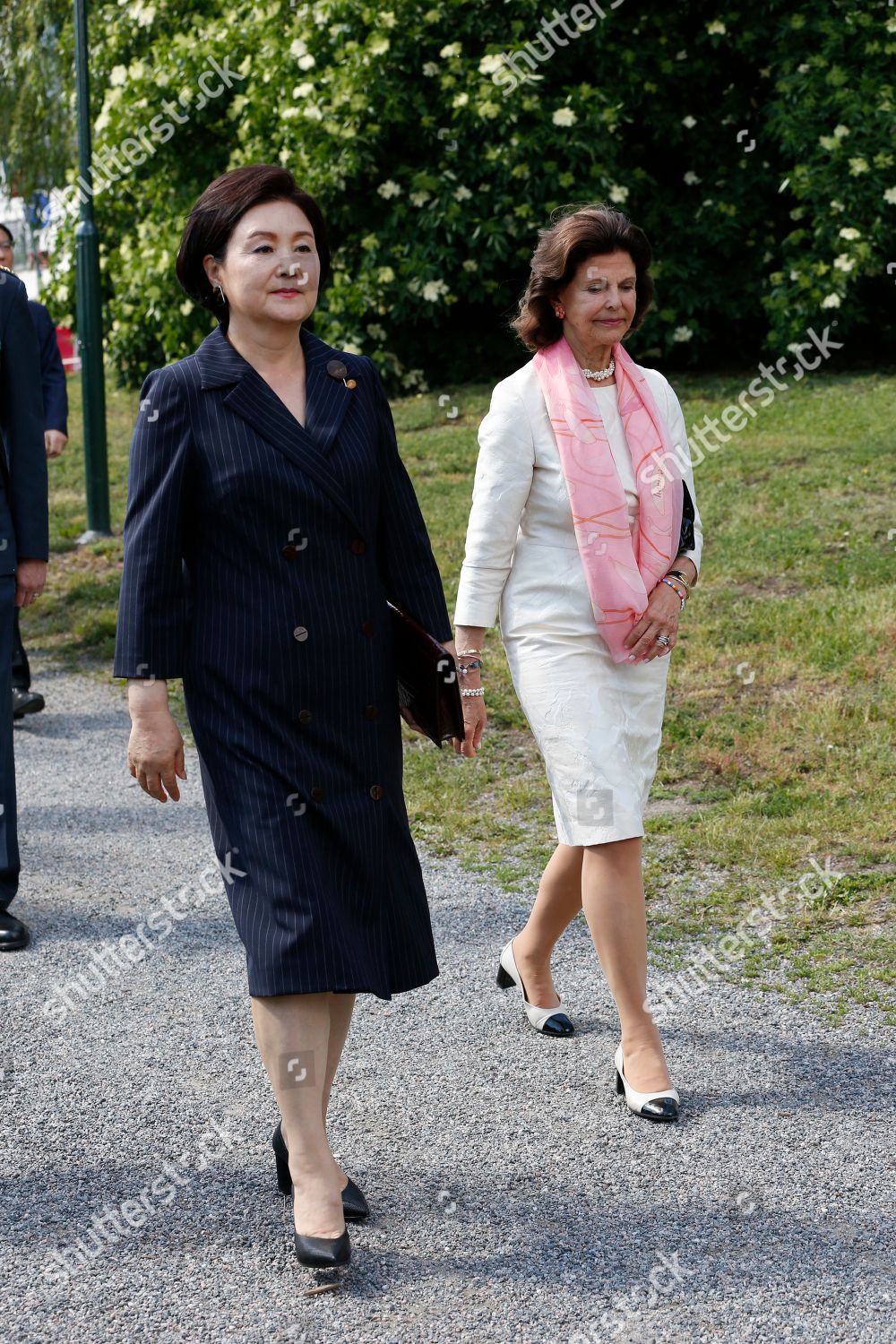 First Lady Kim Jungsook Queen Silvia Unveiling Editorial Stock Photo Stock Image Shutterstock