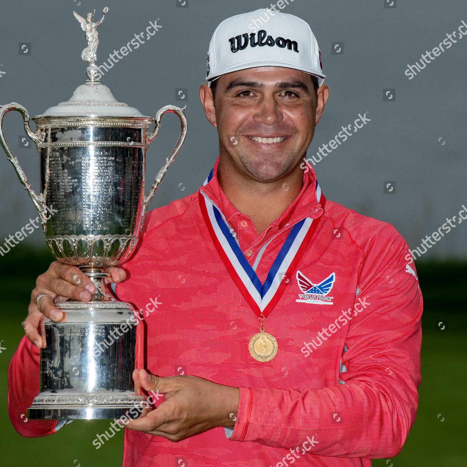 Gary Woodland Lifts Us Open Championship Editorial Stock Photo Stock