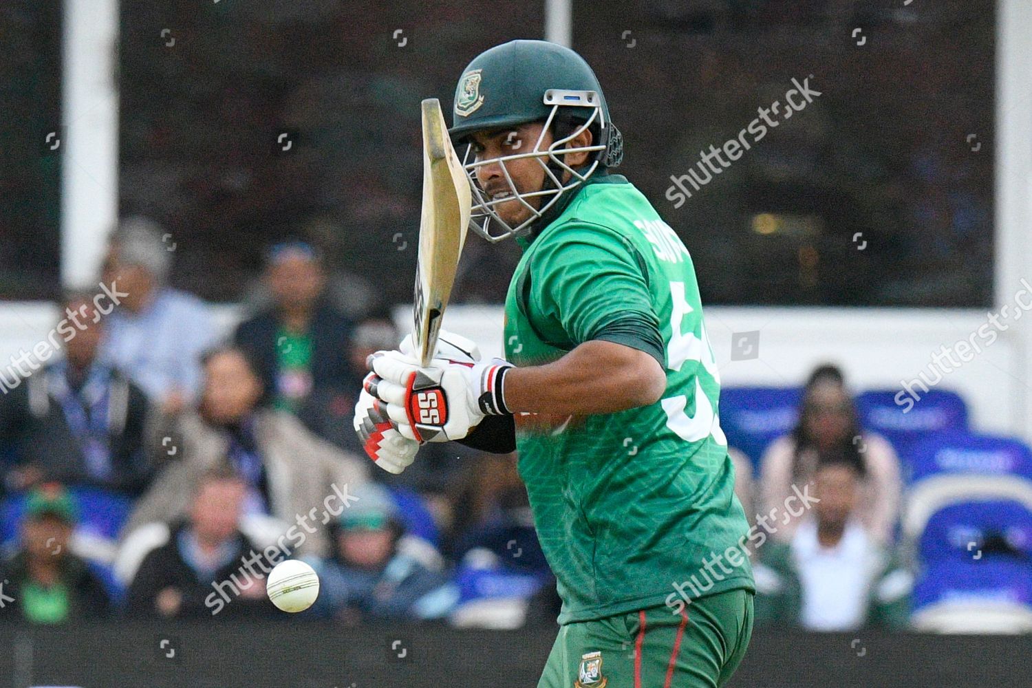 Soumya Sarkar Bangladesh Guides Ball Third Editorial Stock Photo