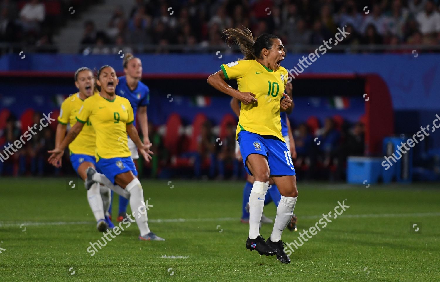 Marta Brazil Celebrates After Scoring Her Editorial Stock Photo - Stock ...