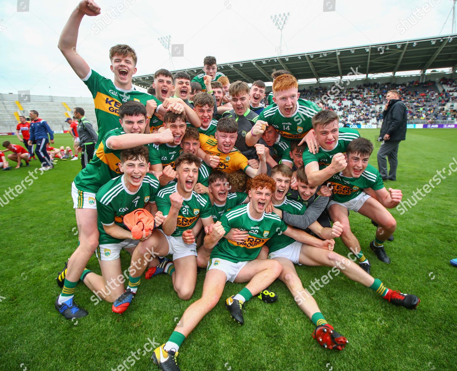 Cork Vs Kerry Kerry Team Celebrate Editorial Stock Photo Stock Image