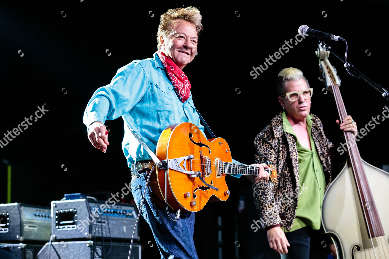 Stray Cats Brian Setzer Lee Rocker Editorial Stock Photo Stock Image