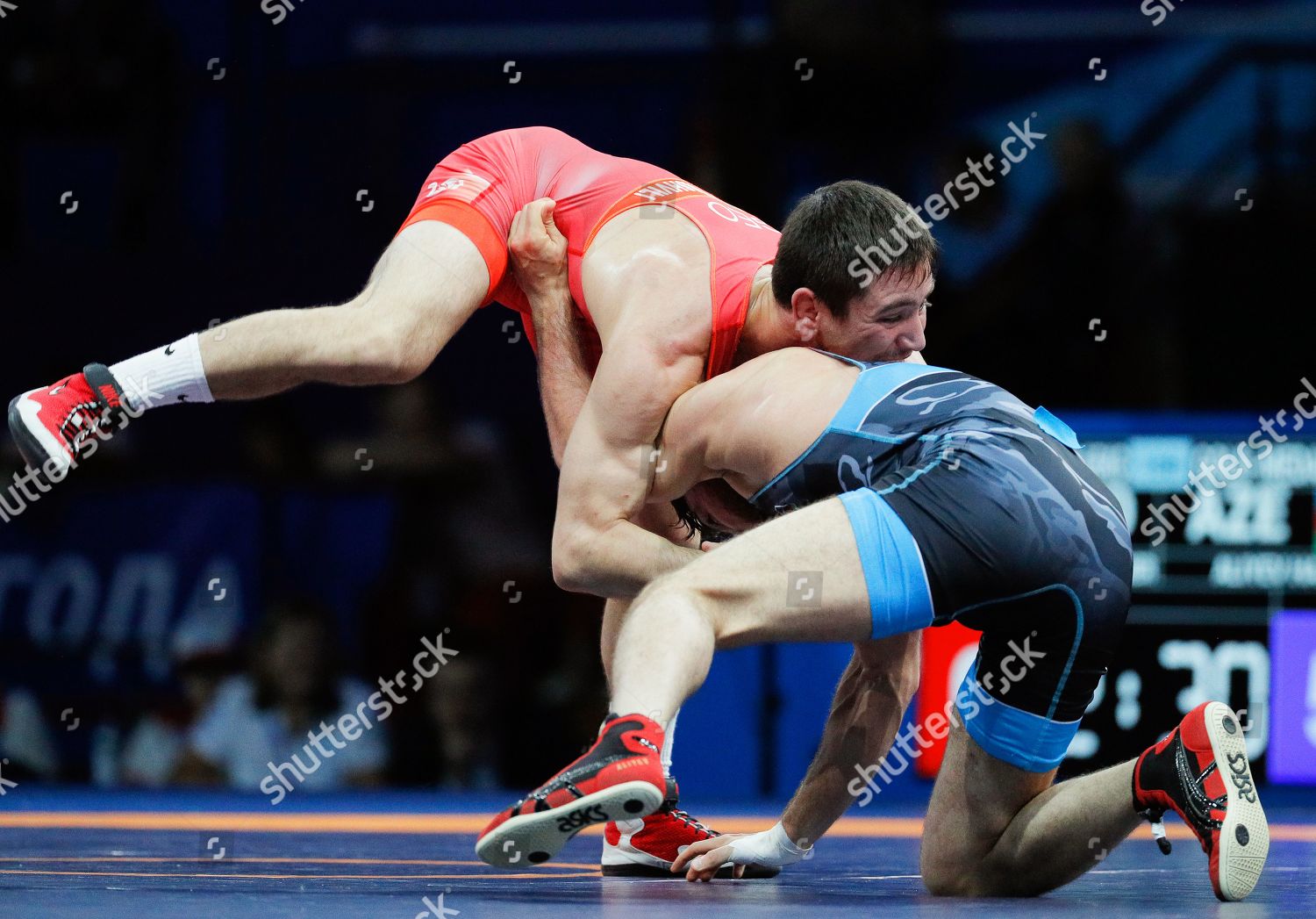 Haji Aliyev Blue Azerbaijan Action Against Editorial Stock Photo ...