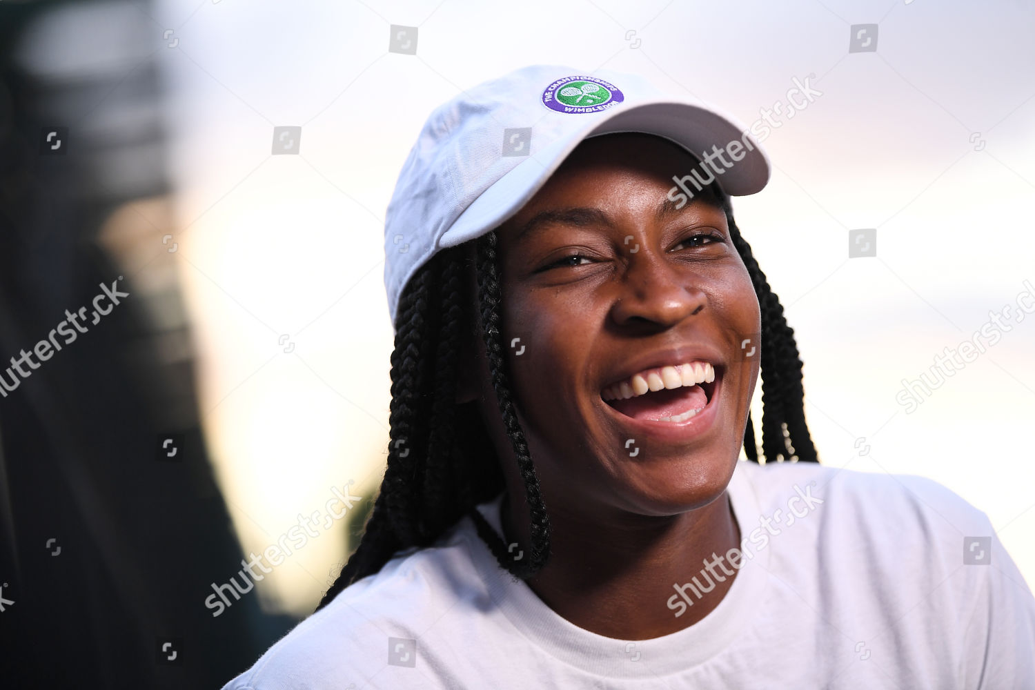 Cori Gauff Pictured After Her Win Editorial Stock Photo - Stock Image