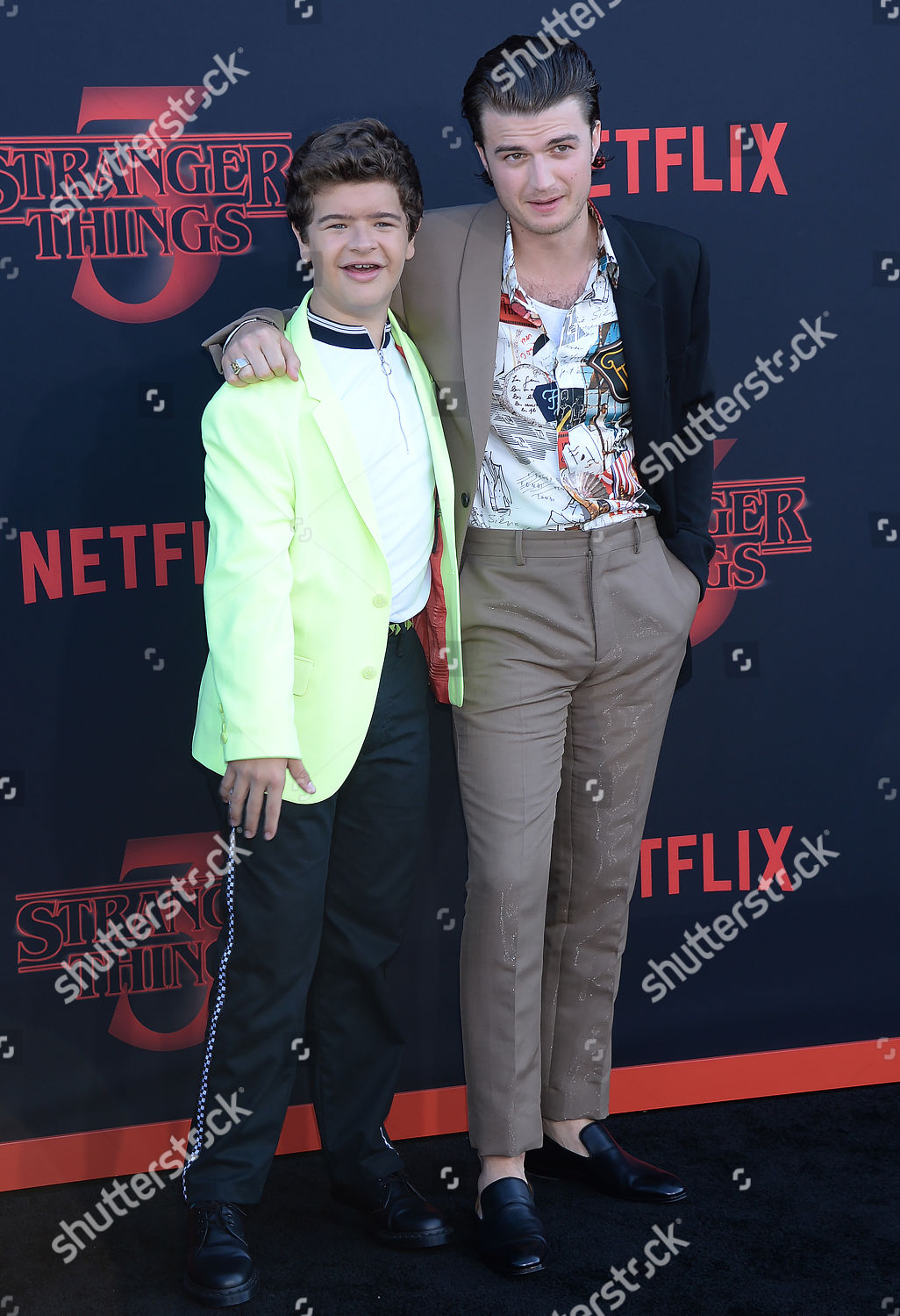 Joe Keery Gaten Matarazzo Editorial Stock Photo - Stock Image 