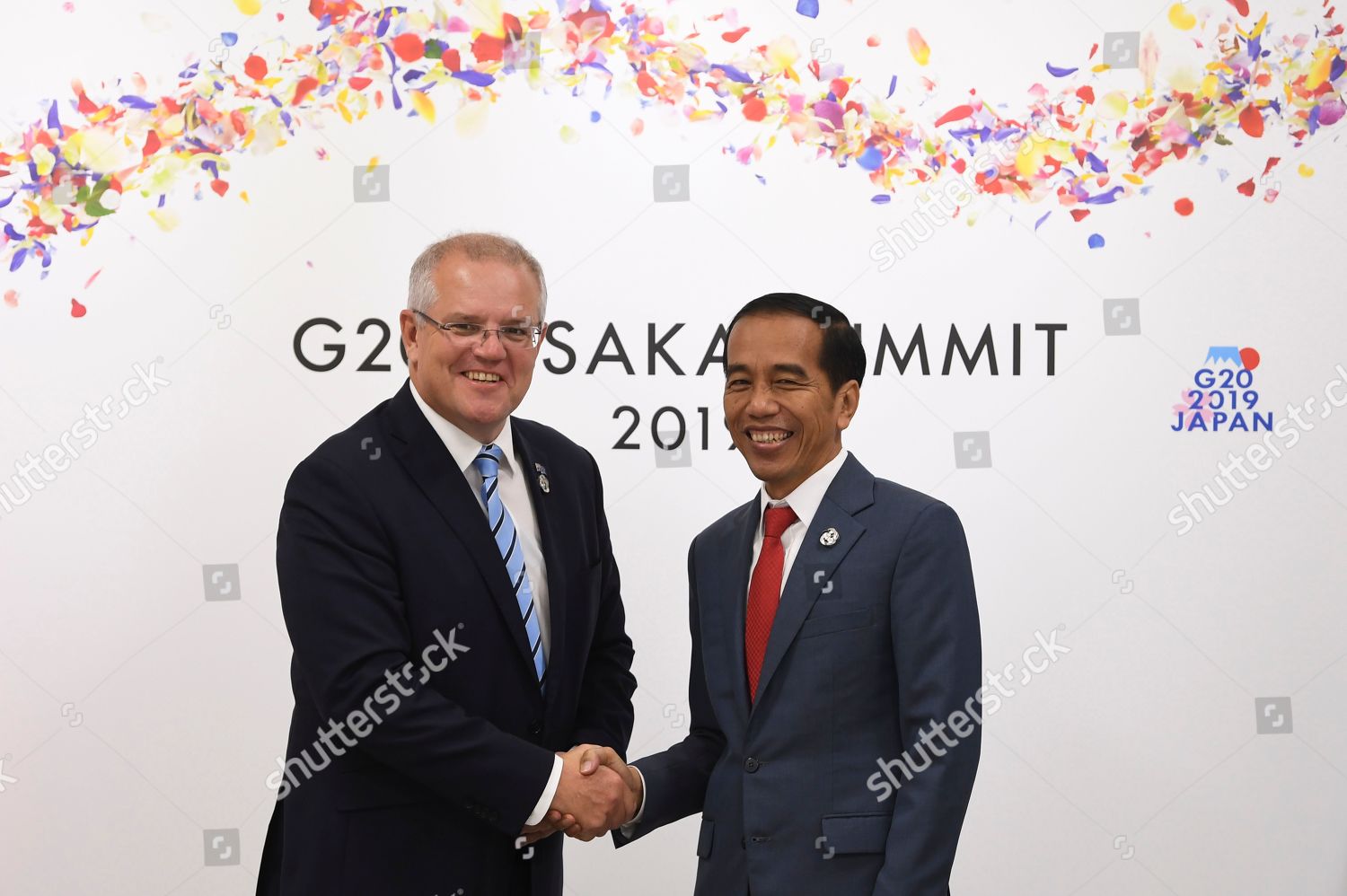 Australian Prime Minister Scott Morrison L Indonesian Editorial Stock Photo Stock Image Shutterstock