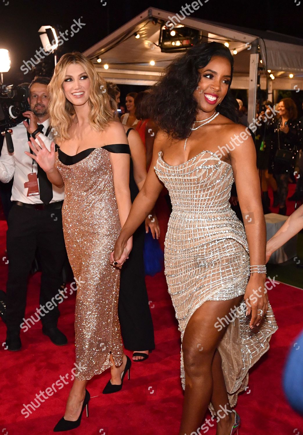 Delta Goodrem Left Kelly Rowland Right Editorial Stock Photo Stock Image Shutterstock