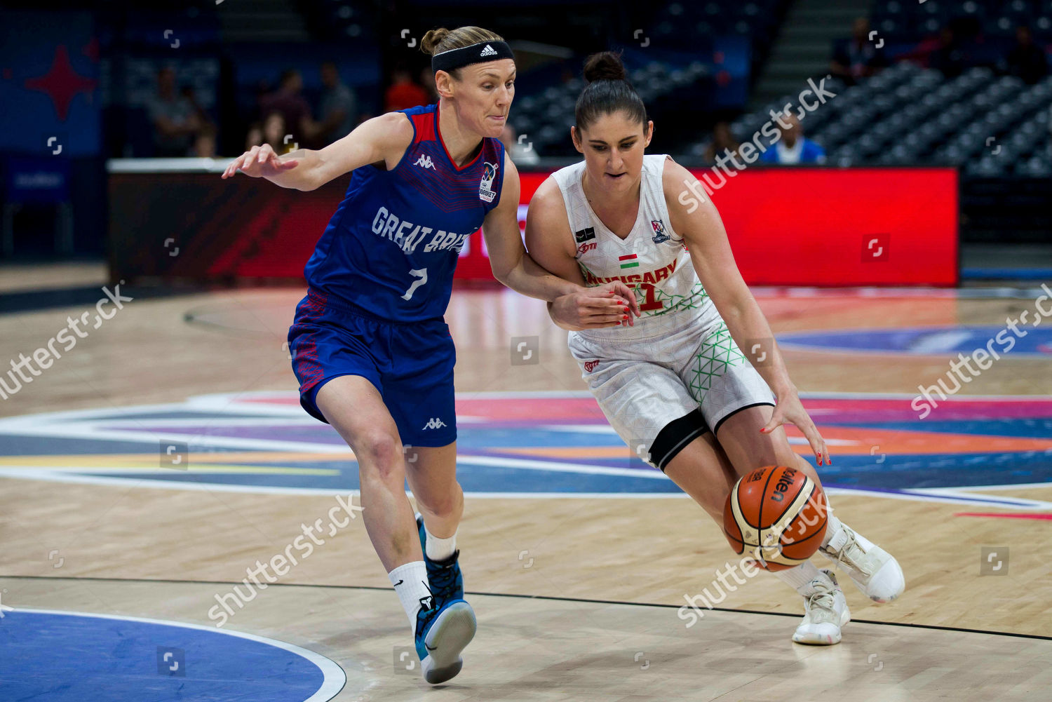 Dorina Zele Hun Drives Basket While Editorial Stock Photo Stock Image
