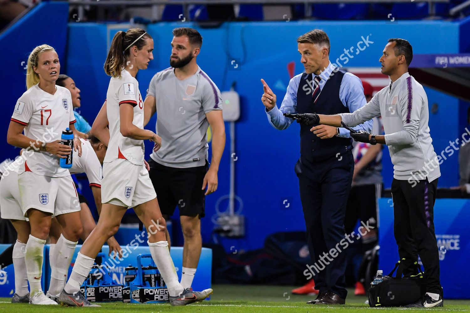 Coach Phil Neville England Women Gives Editorial Stock Photo - Stock ...