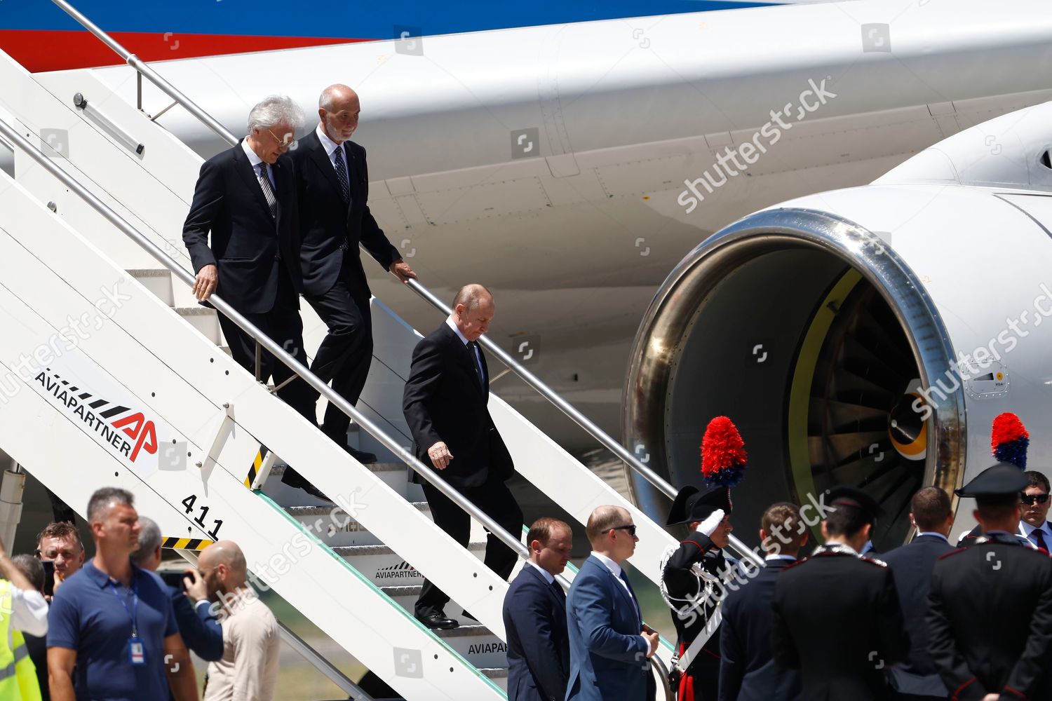 Vladimir Putin Arrives Leonardo Da Vinci Editorial Stock Photo - Stock ...