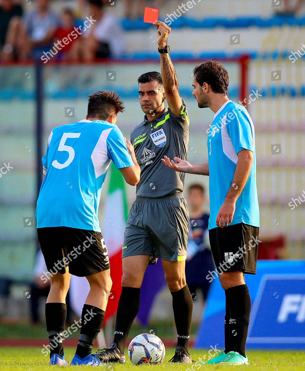 Ireland Vs Uruguay Referee Rohit Saggi Editorial Stock Photo Stock