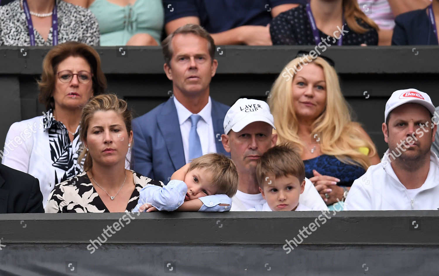 Mirka Federer Children On Centre Court Editorial Stock Photo - Stock ...