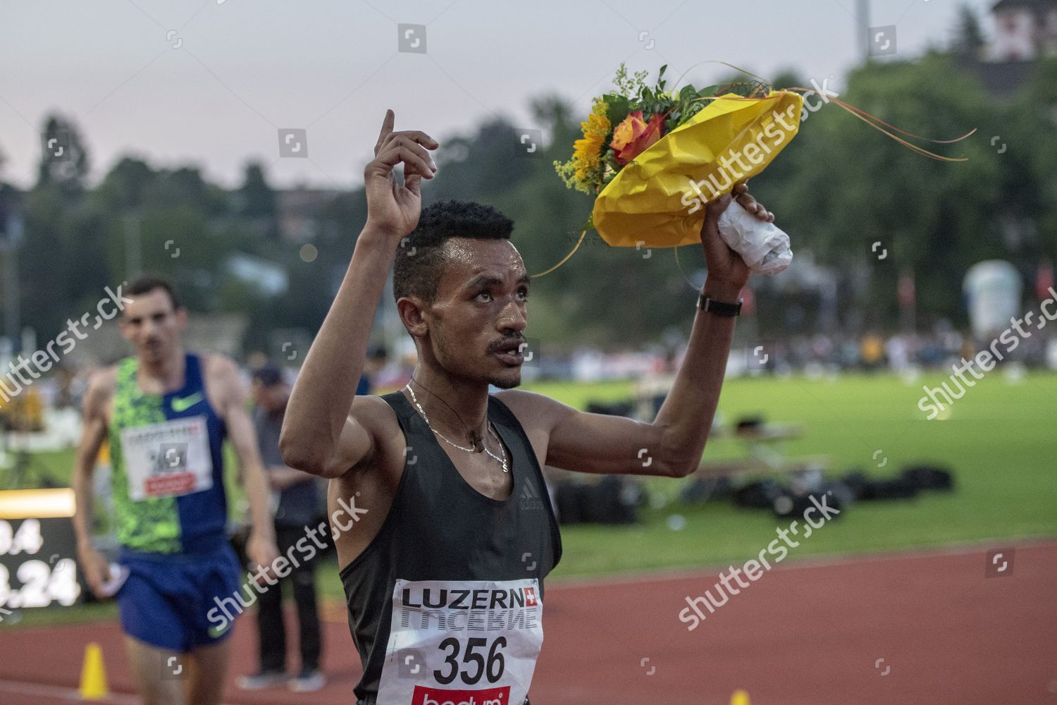 Tadese Worku Ethiopia After Men 3000m Editorial Stock Photo Stock