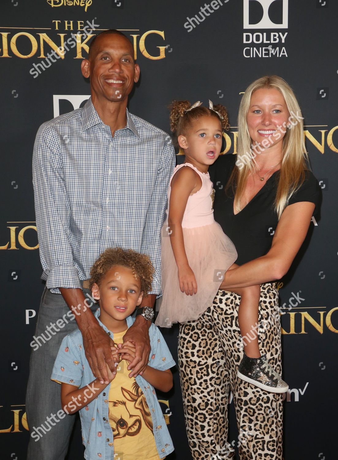 Reggie Miller Laura Laskowski Family Editorial Stock Photo - Stock