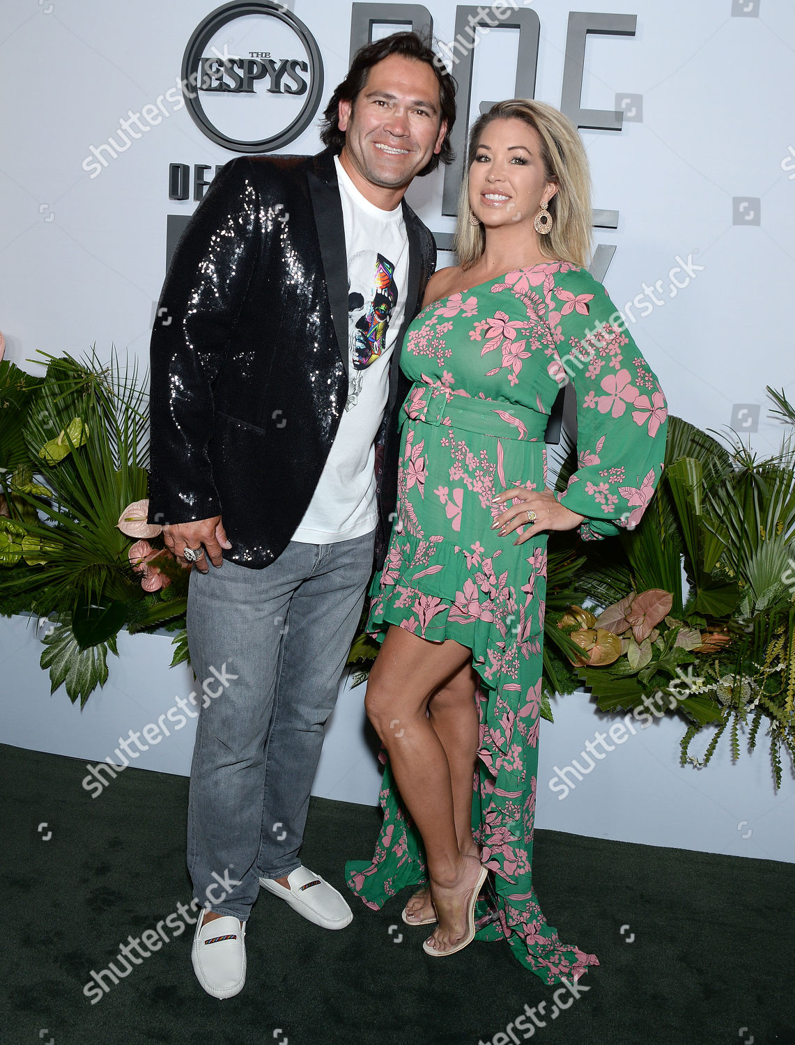 Johnny Damon Wife Michelle Mangan Redaktionelles Stockfoto Stockbild Shutterstock