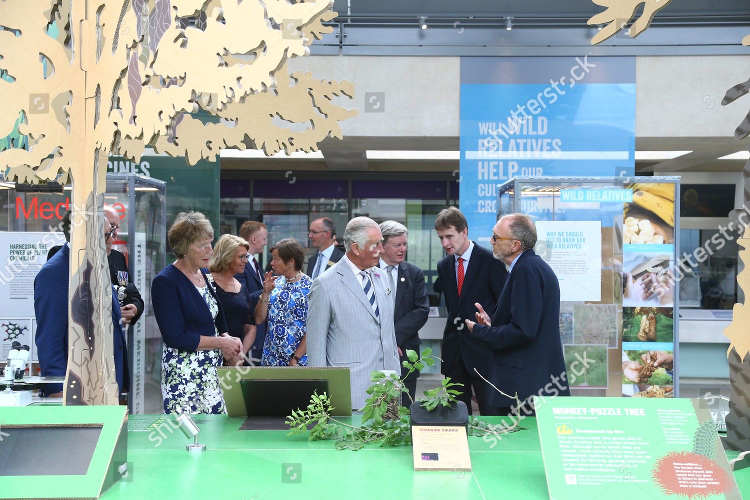 Prince Wale Centre During Visit Millennium Seed Editorial Stock