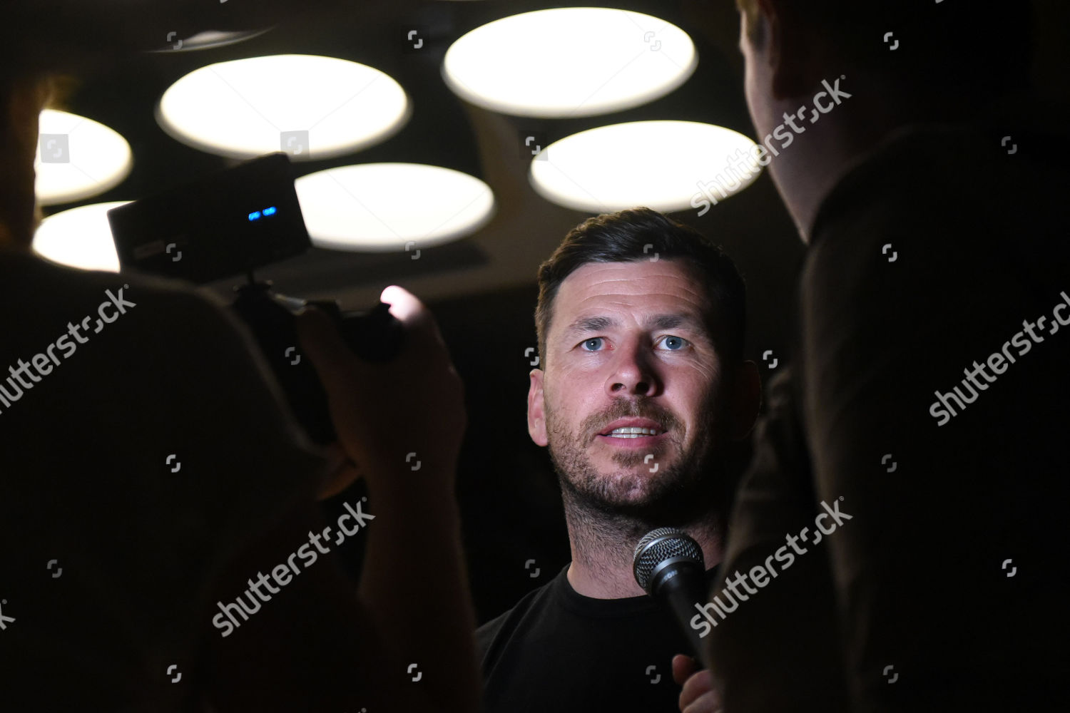 Darren Barker During Media Workout 12x3 Editorial Stock Photo Stock