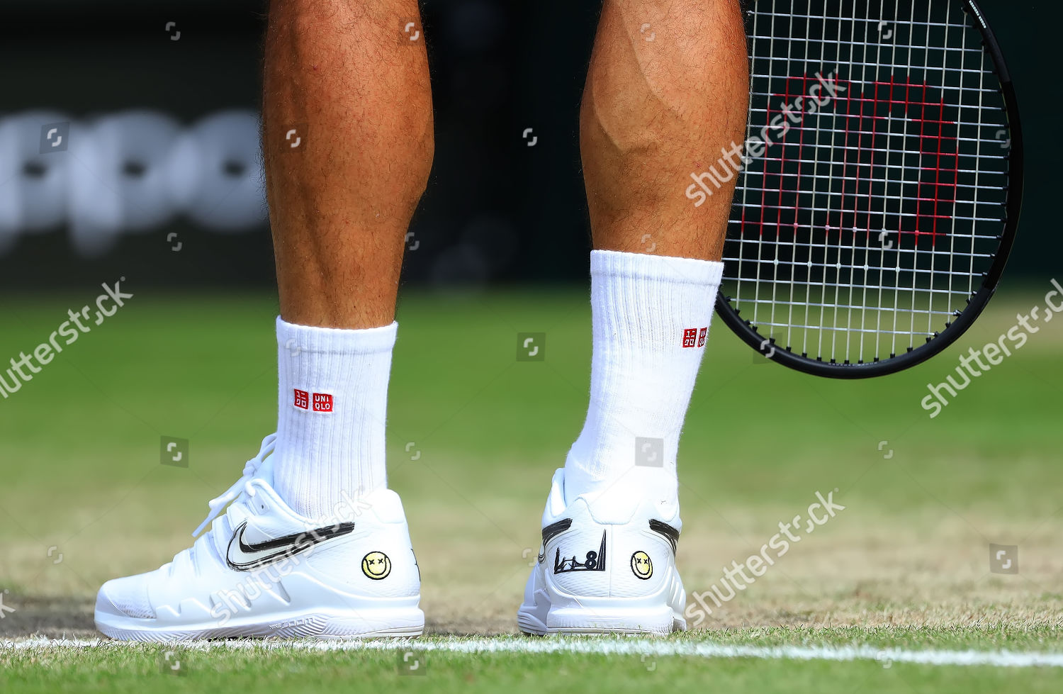 Personalised Tennis Shoes Roger Federer Sui Editorial Stock Photo - Stock  Image | Shutterstock