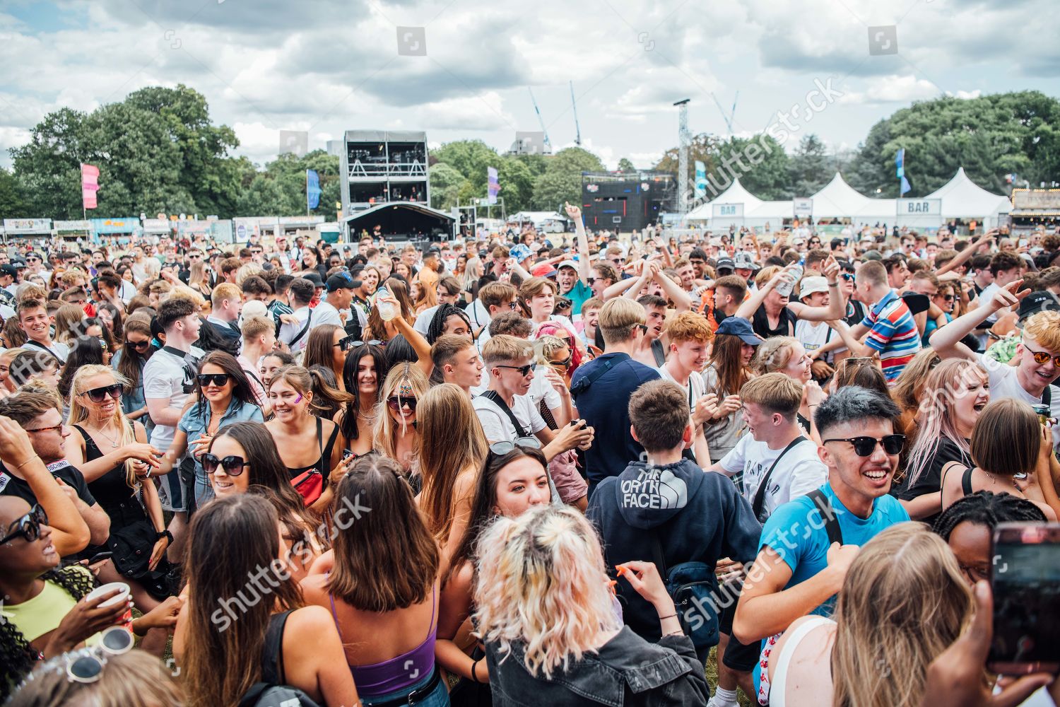 Festivalgoers Mosh Crowd Editorial Stock Photo Stock Image Shutterstock