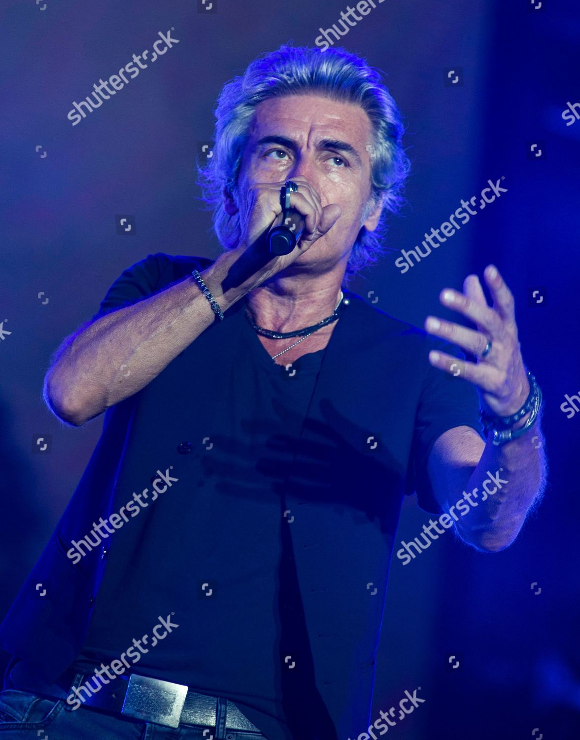 Luciano Ligabue Concert Rome Last Leg Editorial Stock Photo - Stock ...