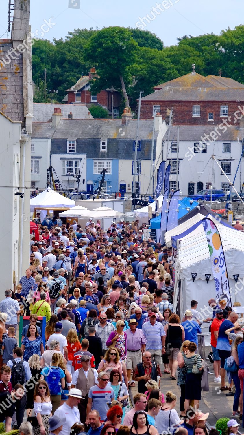 Thousands Turn Out Dorset Seafood Festival Editorial Stock Photo