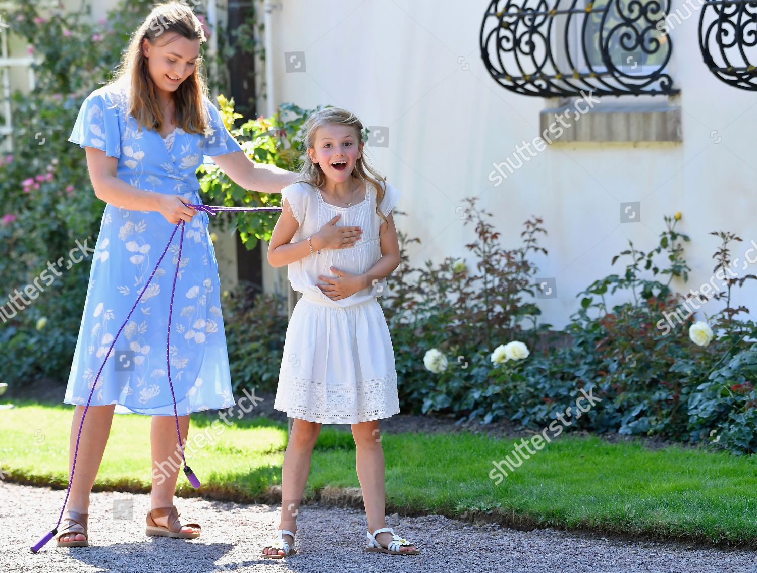 estelle jul Princess Estelle nanny Elvira attend Crown Princess Editorial 