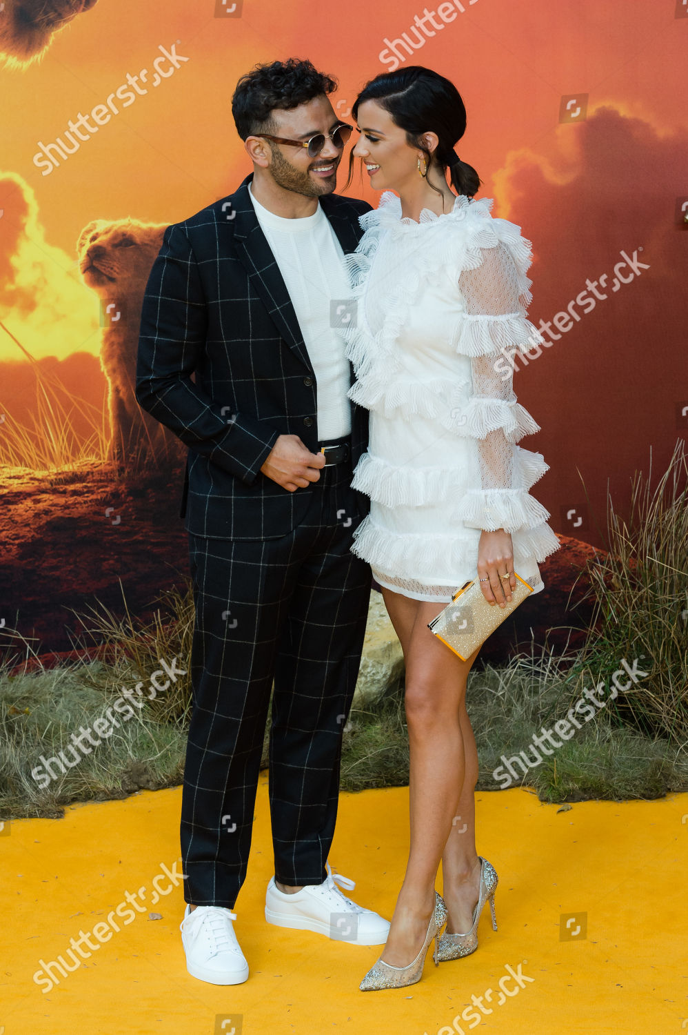Ryan Thomas Lucy Mecklenburgh attend European film Editorial Stock
