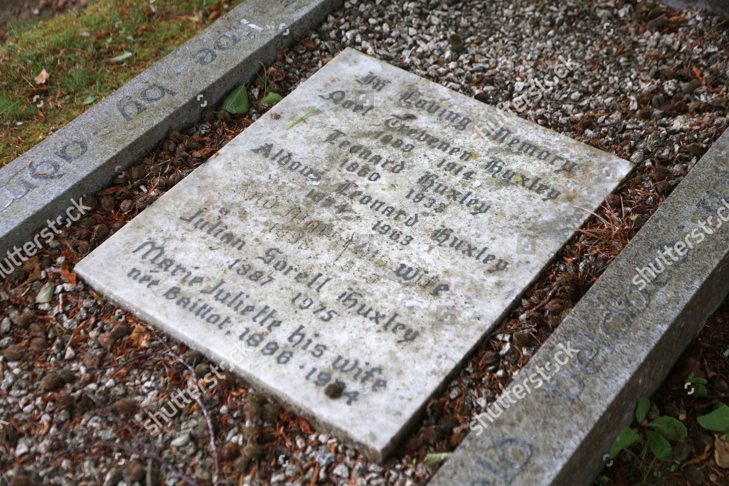 Grave Aldous Huxley Editorial Stock Photo Stock Image Shutterstock