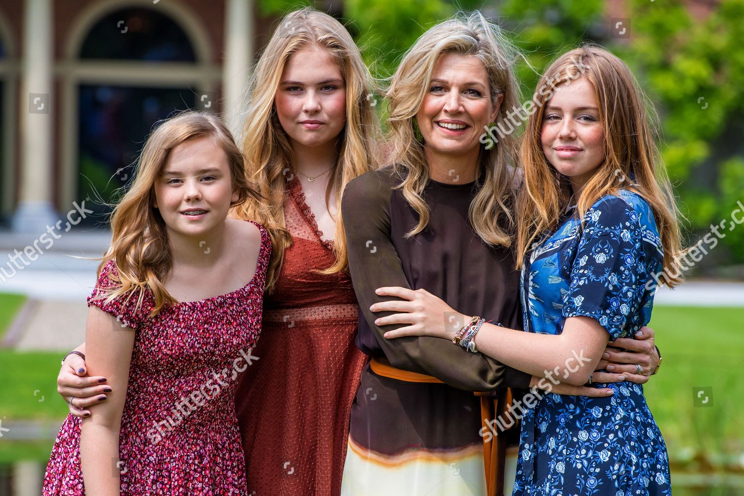 Queen Maxima Daughters Princess Amalia Princess Editorial Stock Photo 