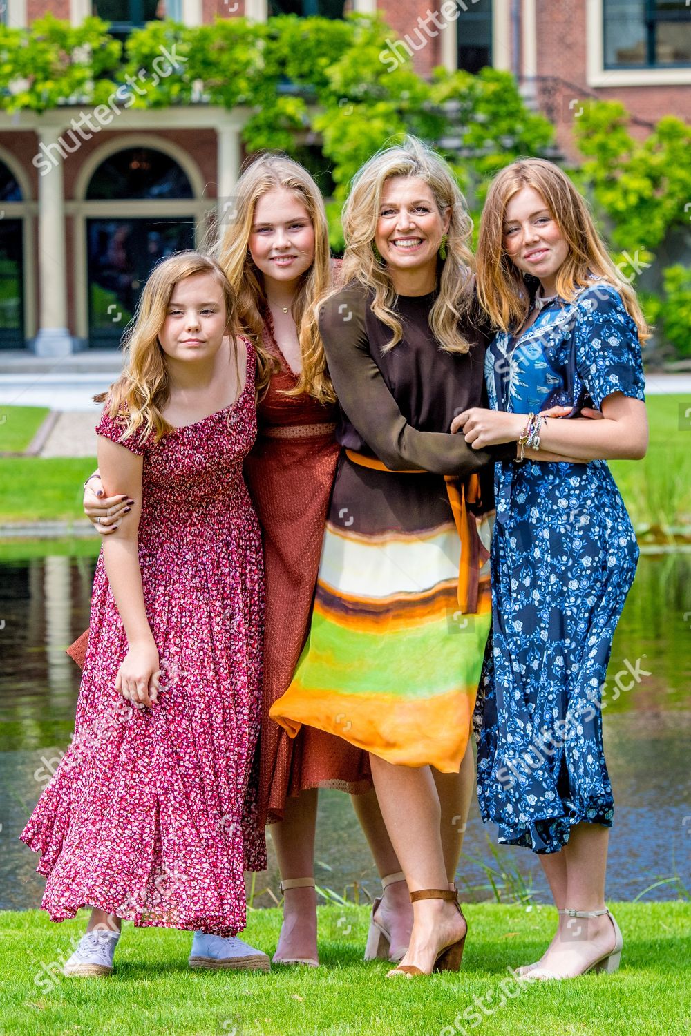 Queen Maxima Daughters Princess Amalia Princess Editorial Stock Photo ...