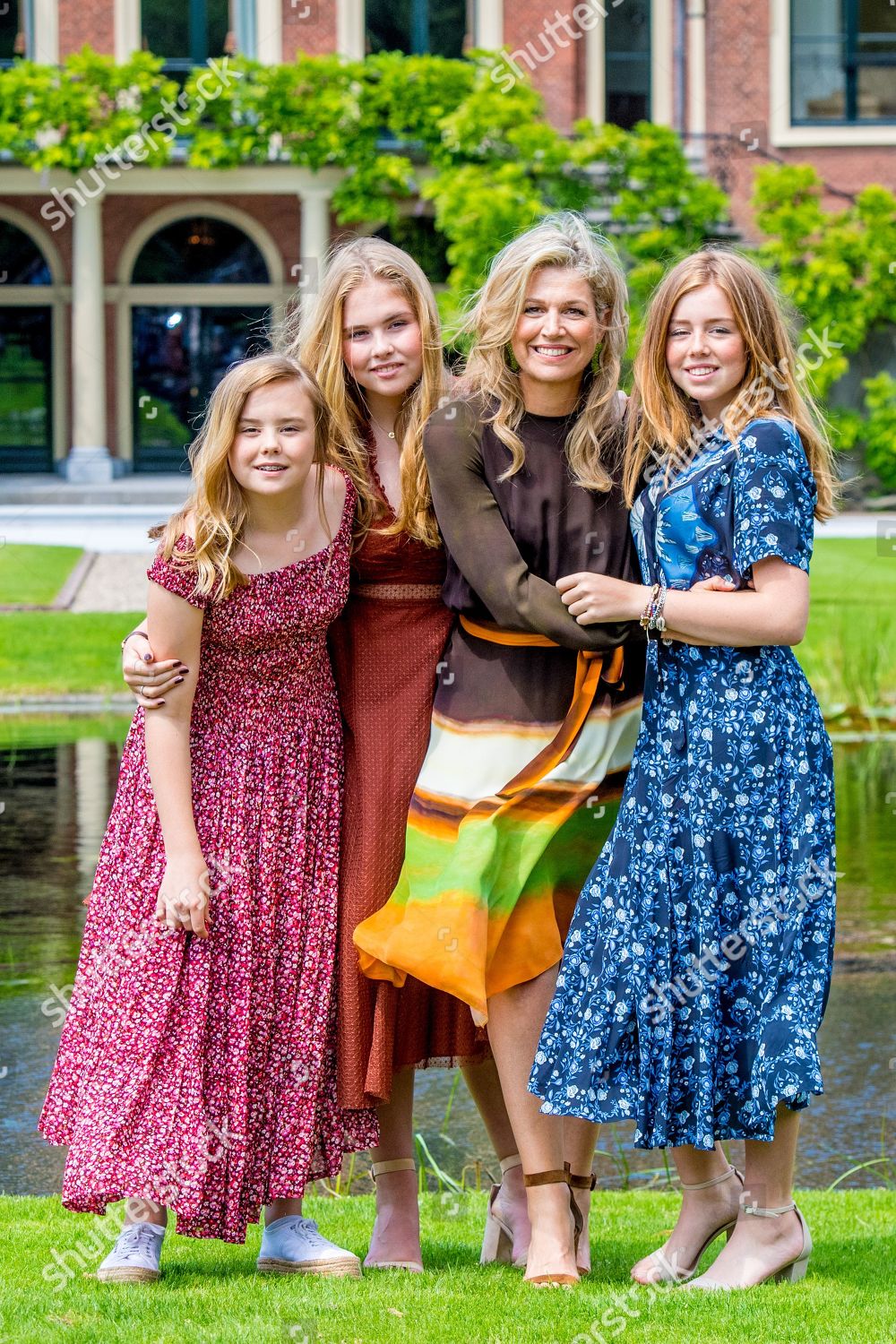 Queen Maxima Daughters Princess Amalia Princess Editorial Stock Photo ...