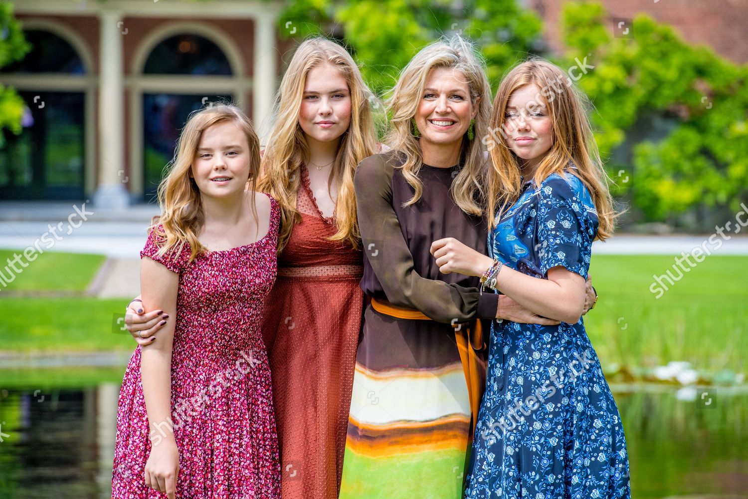 Queen Maxima Daughters Princess Amalia Princess Editorial Stock Photo ...