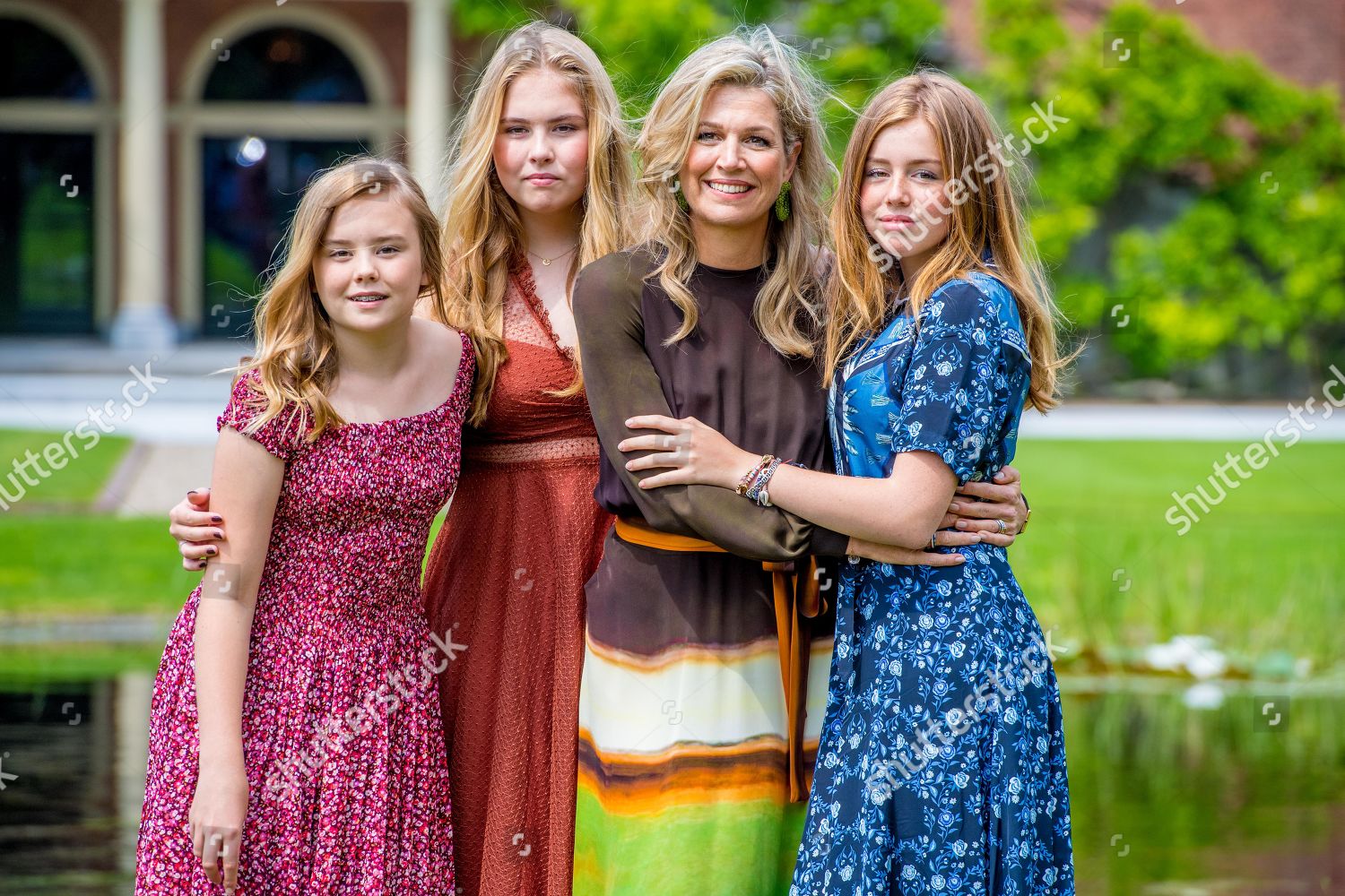 Queen Maxima Daughters Princess Amalia Princess Editorial Stock Photo ...