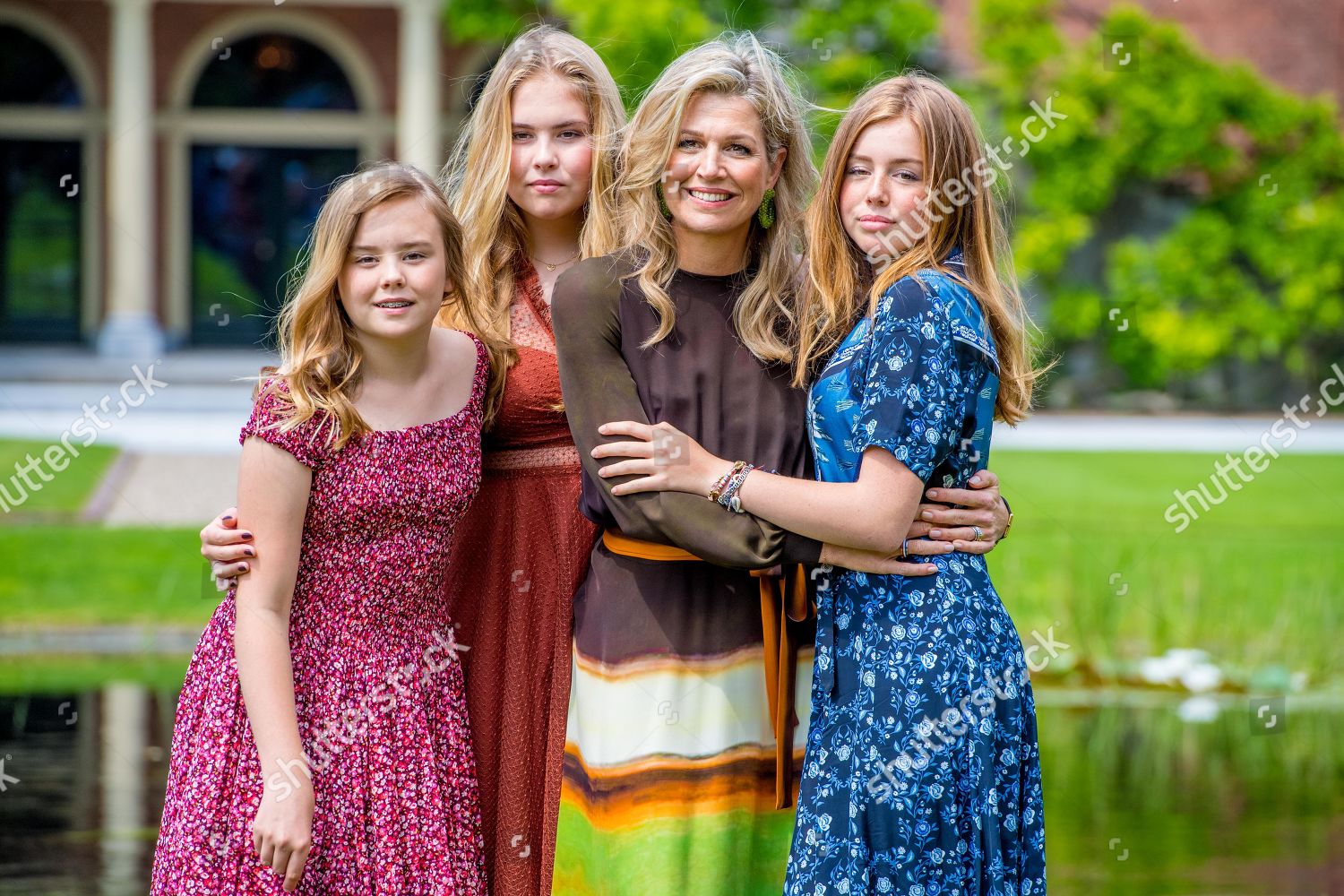 Queen Maxima Daughters Princess Amalia Princess Editorial Stock Photo ...