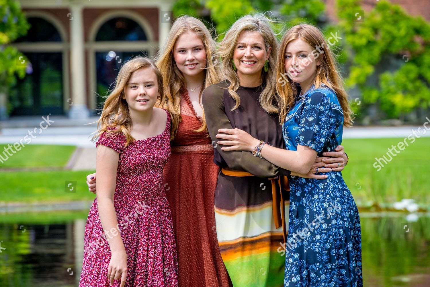 Queen Maxima Daughters Princess Amalia Princess Editorial Stock Photo ...