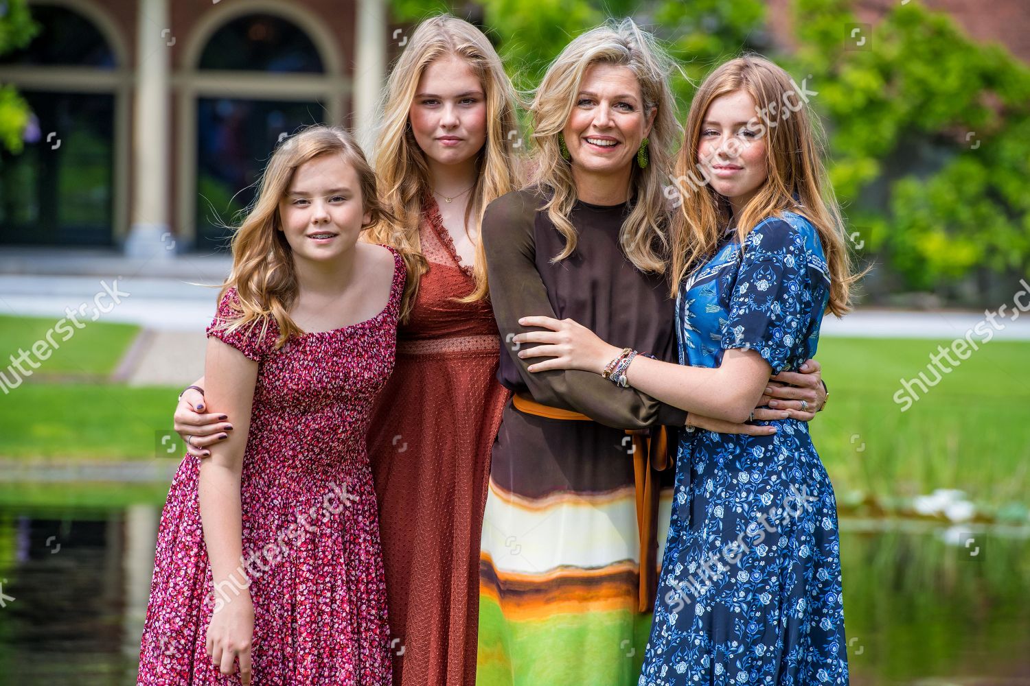 Queen Maxima Daughters Princess Amalia Princess Editorial Stock Photo ...