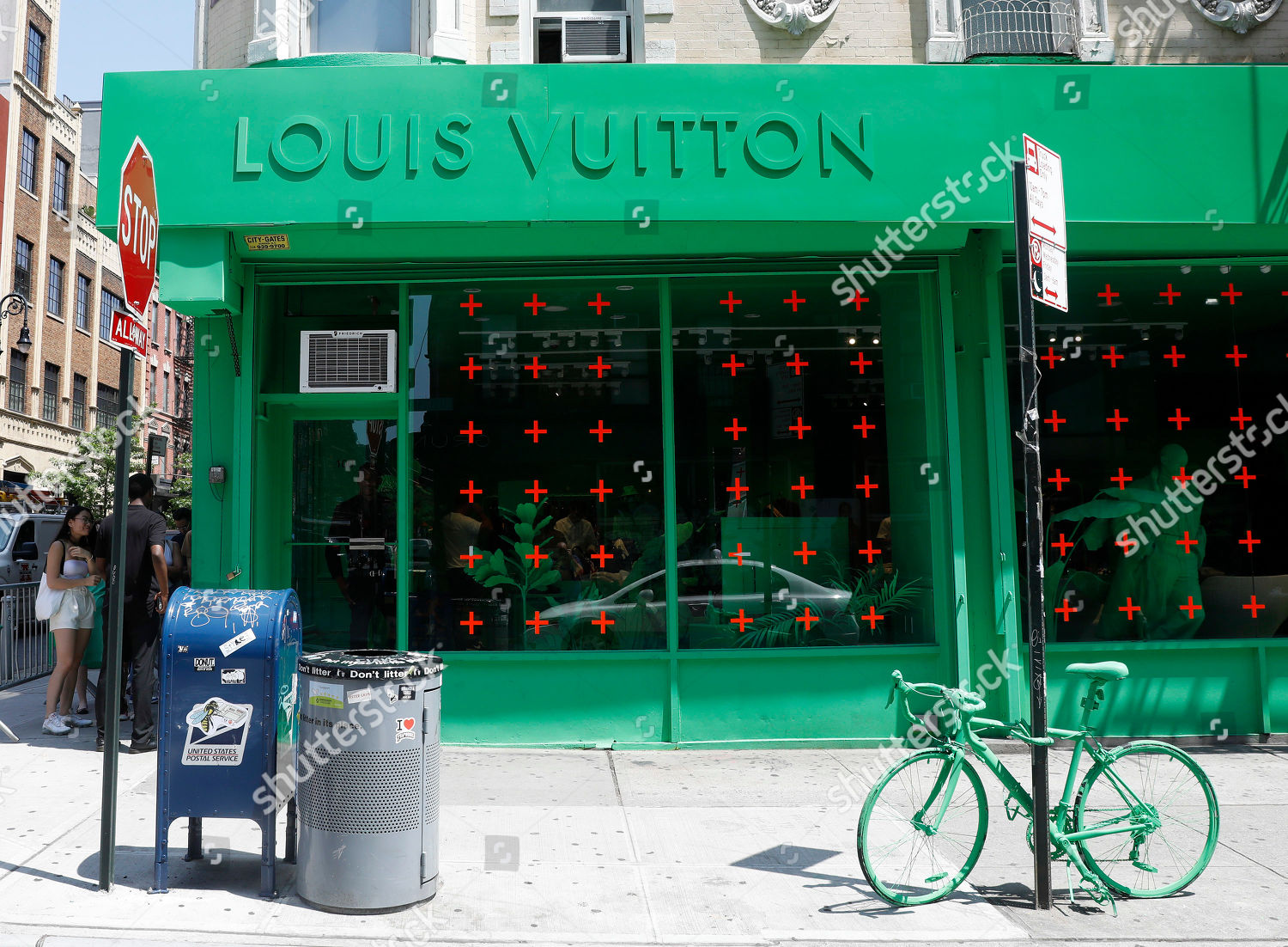 Exterior Louis Vuitton Popup Shop On Editorial Stock Photo - Stock Image